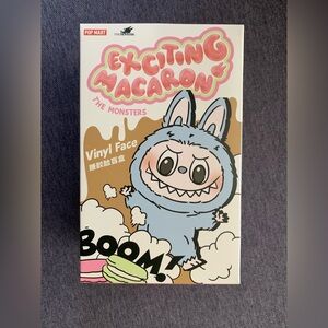 Authentic Pop Mart The Monsters Exciting Macron Labubu Soy Milk!! Unopened!New!!